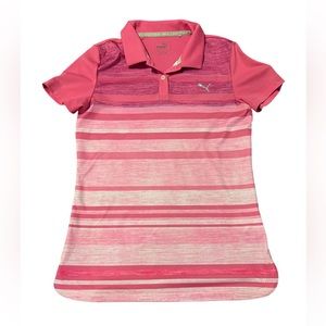 Girls Puma Collar Tee shirt